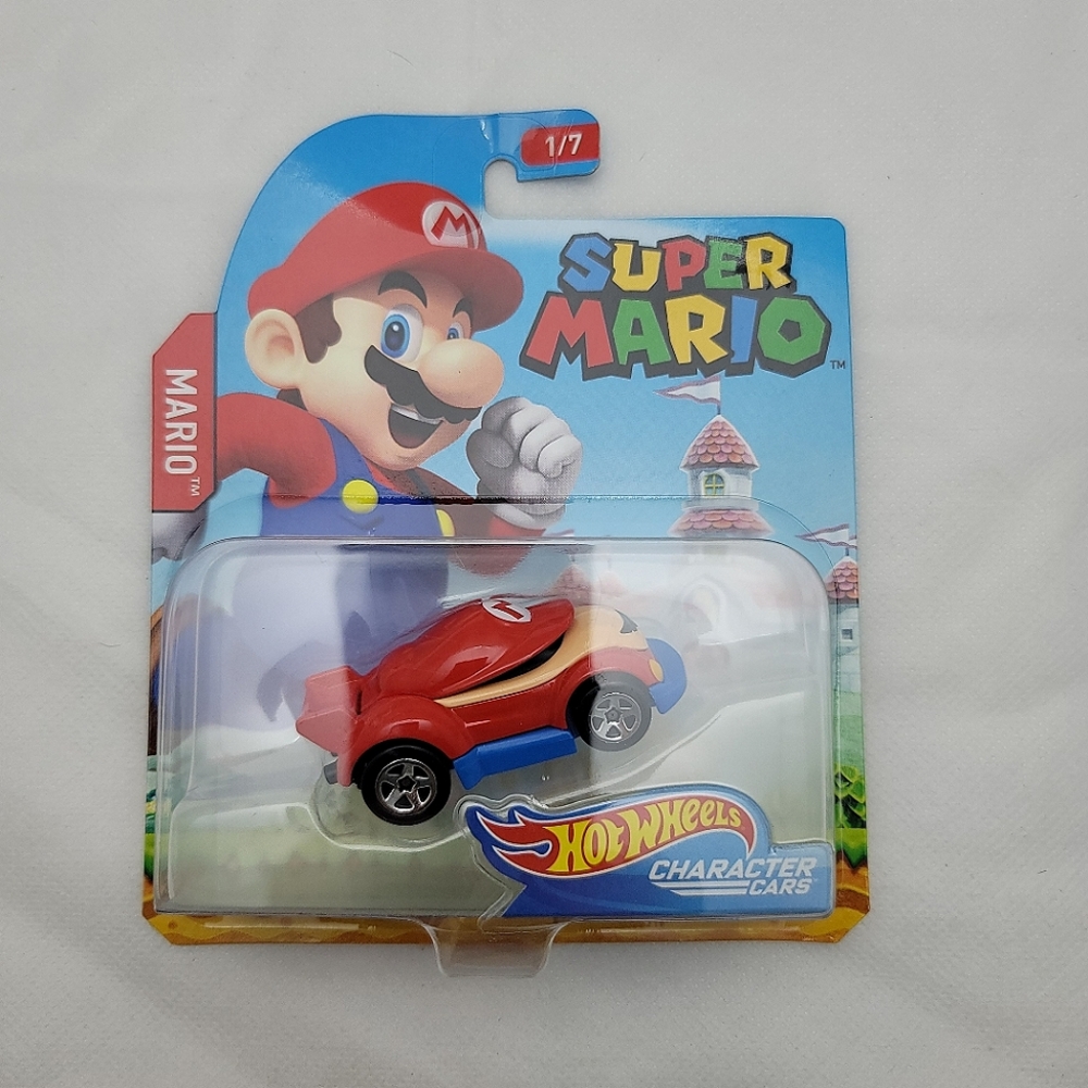 Hot Wheels Super Mario Character Cars Mario